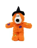 KONG Peluche Halloween Wild Knots Oso Bruja Naranja — juguete de Halloween