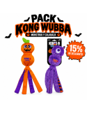 Pack KONG Wubba Halloween Monstruo y Calabaza