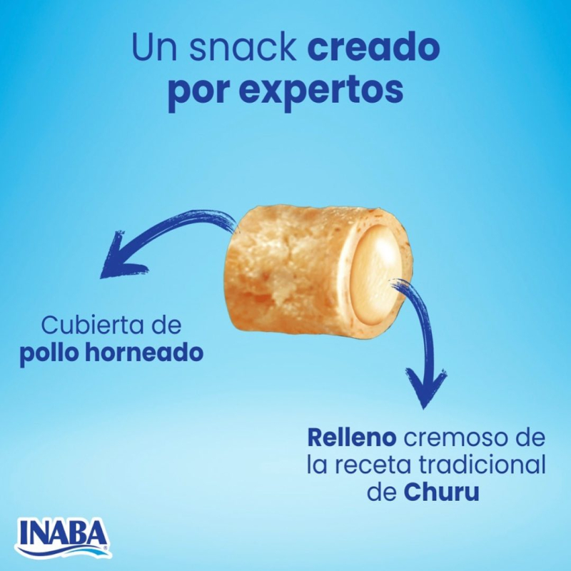 Churu Bites Snack de Pollo con Queso (8x12g)