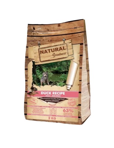 Natural Greatness Pato Sensitive Mini 2 kg, vista derecha 2