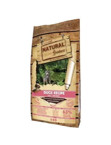 Natural Greatness Pato Sensitive Mini, pienso seco para perros 2