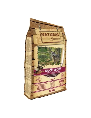 Natural Greatness Pato Sensitive Medium & Large, pienso seco para perros