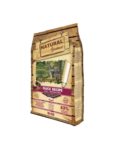 Natural Greatness Pato Sensitive Medium & Large, pienso seco para perros 2