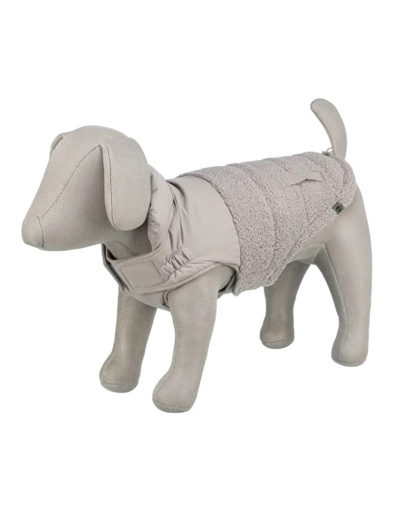 Trixie Abrigo Ajou Gris para perros — vista posterior
