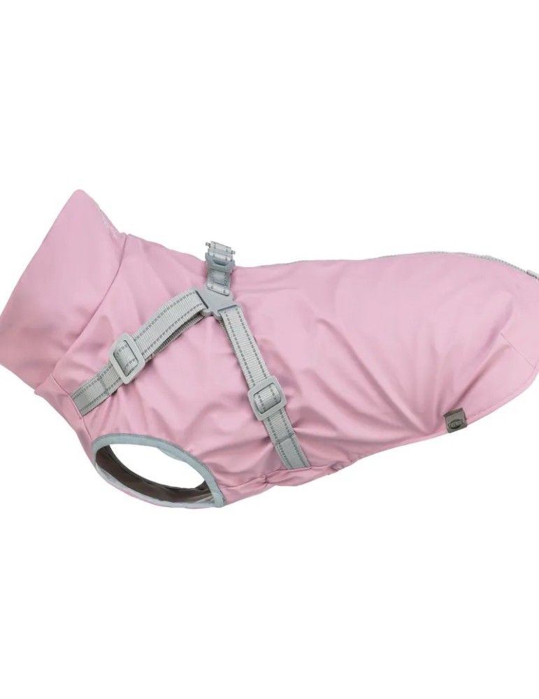 Trixie Capa impermeable con arnés Pontis Rain Rosa — imagen principal