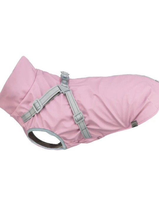 Trixie Capa impermeable con arnés Pontis Rain Rosa — imagen principal