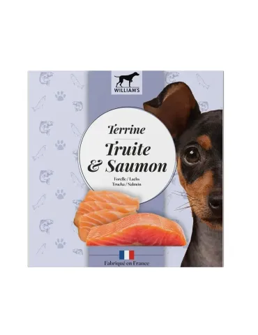 William’s Human Grade tarrina de trucha y salmón para perros 80 g