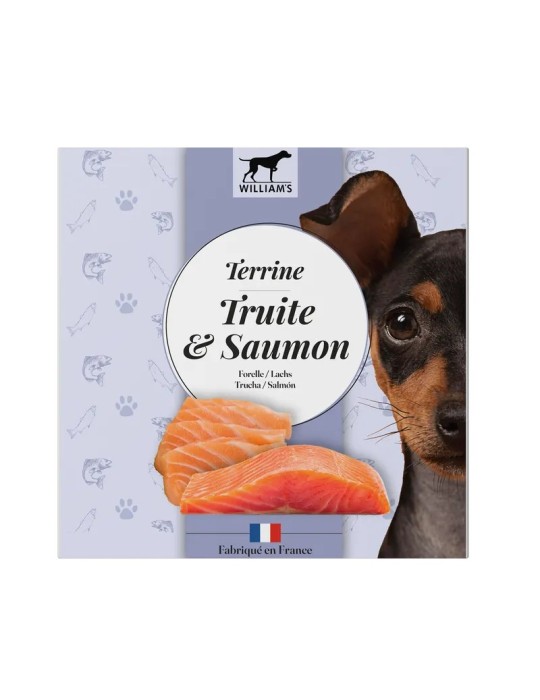 William’s Human Grade tarrina de trucha y salmón para perros 80 g