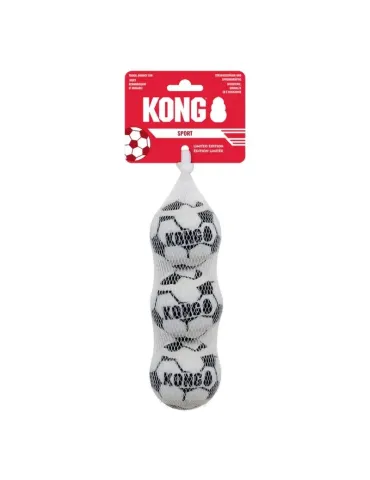 KONG Sport Soccer pelotas de fútbol S pack de 3 para perros 2