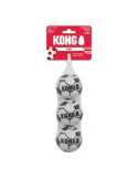 KONG Sport Soccer pelotas de fútbol M pack de 3 para perros