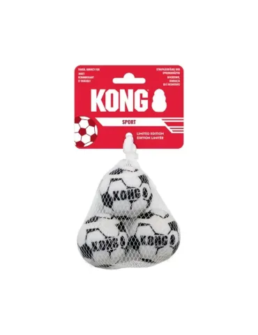KONG Sport Soccer pelotas de fútbol S pack de 3 para perros