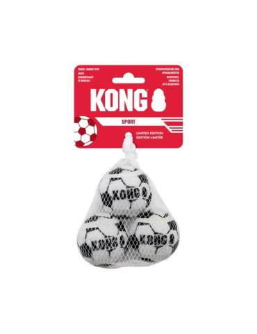 KONG Sport Soccer pelotas de fútbol S pack de 3 para perros