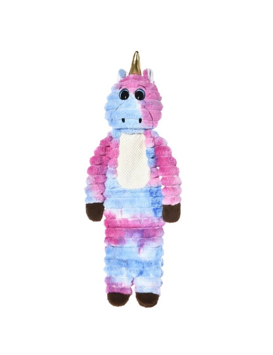 Bubimex peluche unicornio XXL con papel crujiente para perros, 80 cm
