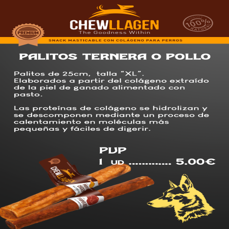 Chewllagen Palitos Colágeno