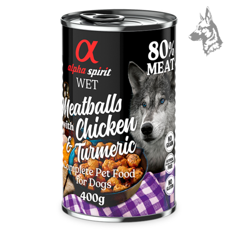 Alpha Spirit Albóndigas de Pollo y Cúrcuma
