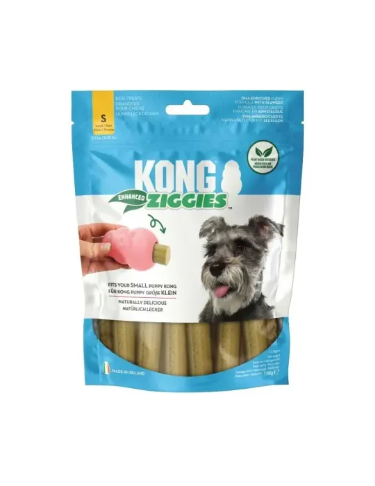 Kong Ziggies Enhanced Puppy – talla S, 198 g