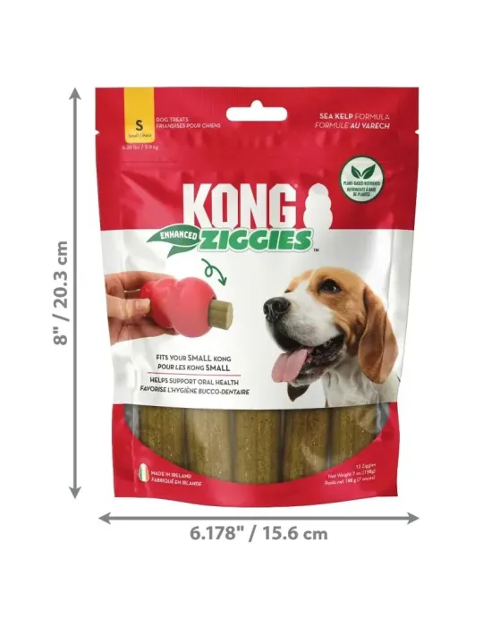 Kong Ziggies Enhanced Adulto – talla S, 198 g