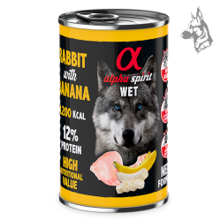 Alpha Spirit Lata de Conejo con Plátano