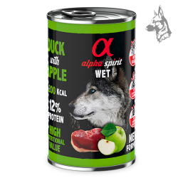 Alpha Spirit Lata de Pato con Manzana Verde