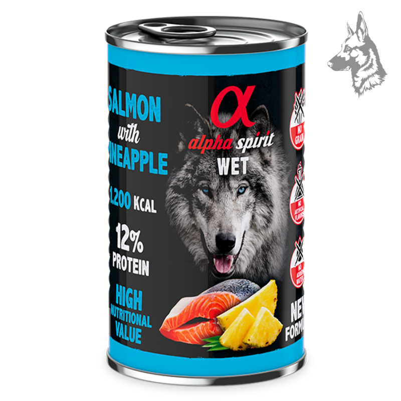 Alpha Spirit Lata de Salmón con Piña