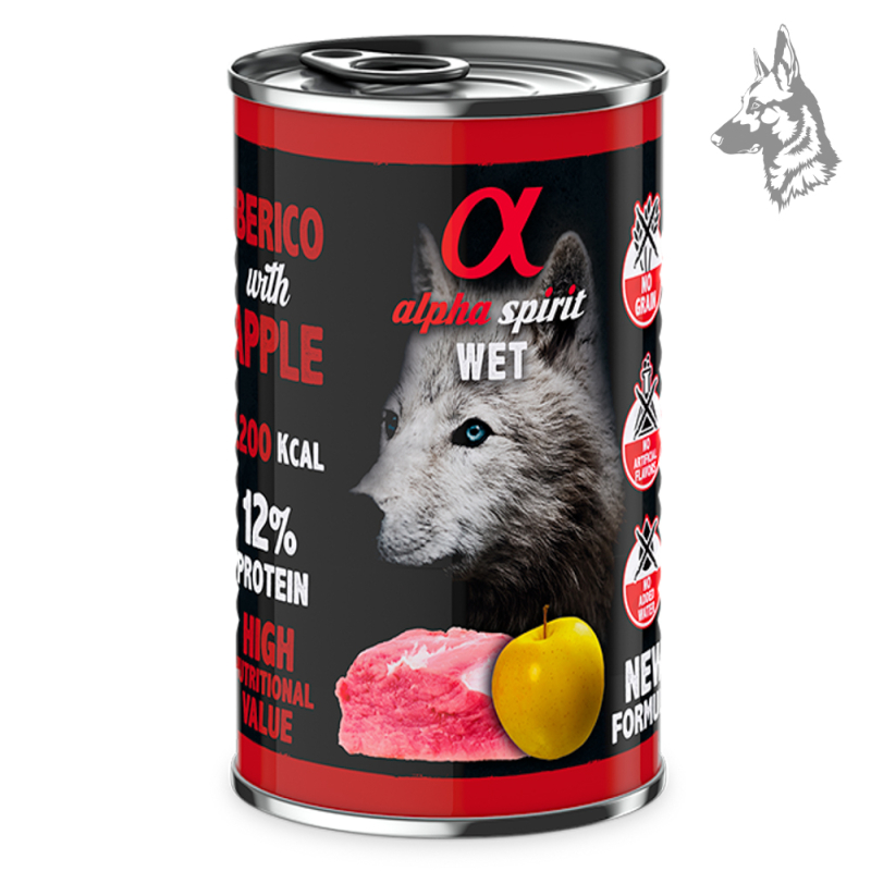 Alpha Spirit Lata de Cerdo con Manzana