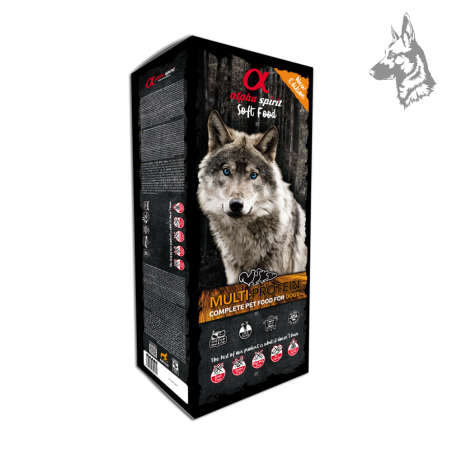 Alpha Spirit Pienso Natural Semihúmedo MultiProtein