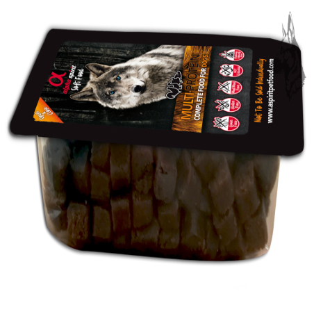 Alpha Spirit Pienso Natural Semihúmedo MultiProtein