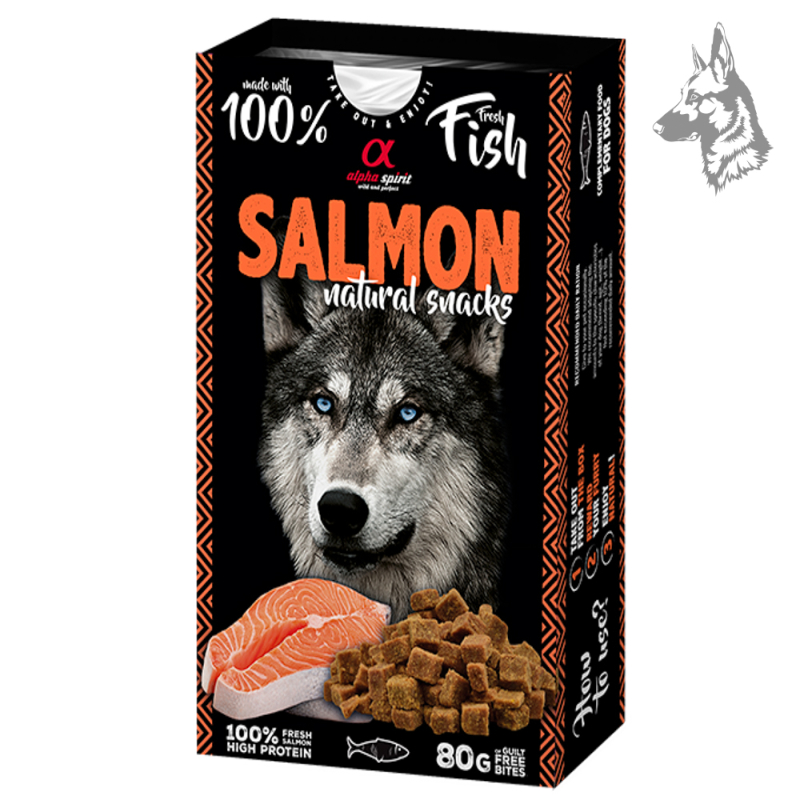 Alpha Spirit Natural Snacks Salmón