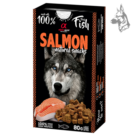 Alpha Spirit Natural Snacks Salmón