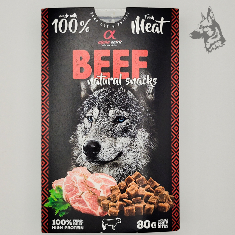 Alpha Spirit Natural Snacks Ternera