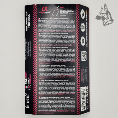 Alpha Spirit Natural Snacks Pavo