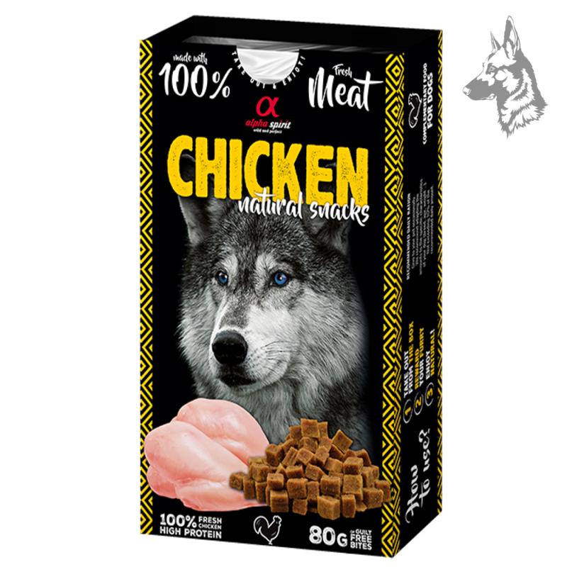 Alpha Spirit Natural Snacks Pollo
