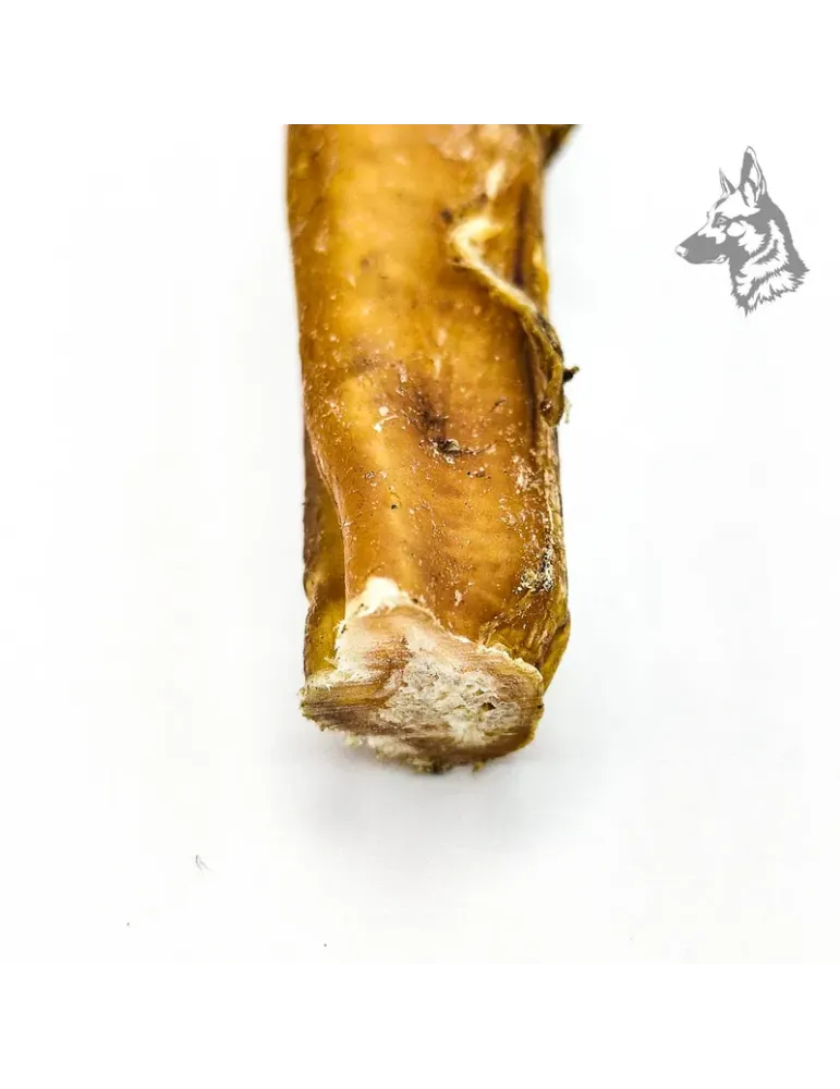Detalle del extremo del nervio de toro fino Snackys