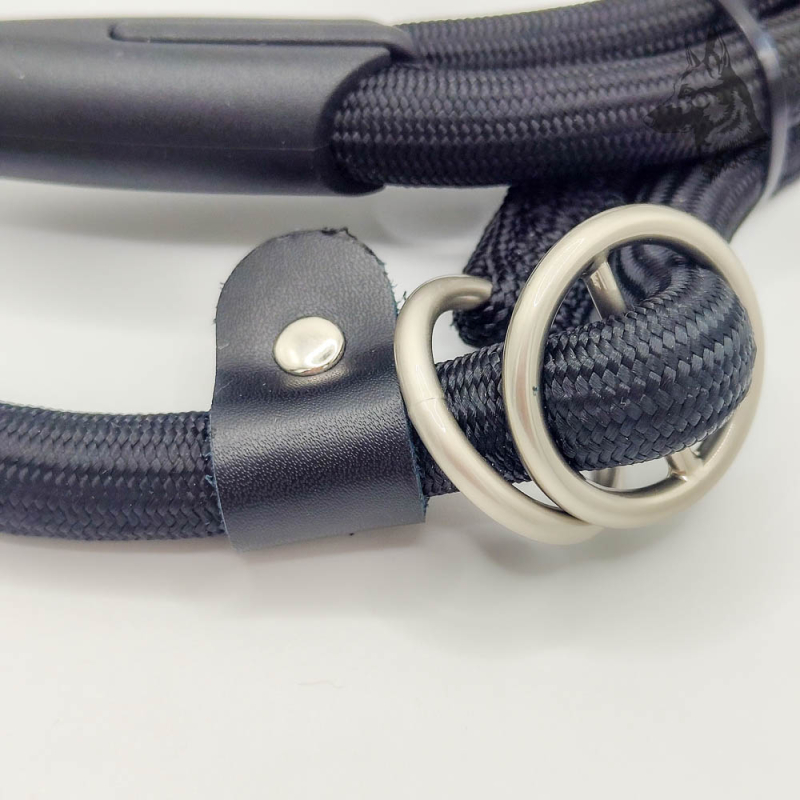 Freedog Collar/Correa Nylon Round Negro