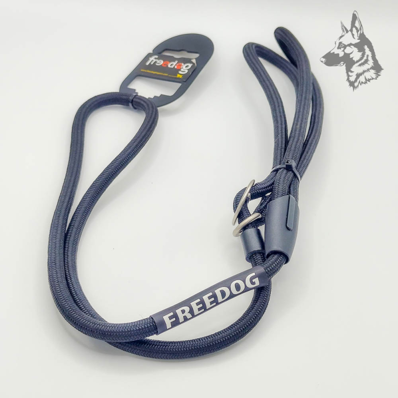 Correa/collar o "correa lazo" Freedog con diseño de cuerda redonda, ligeras, resistentes y equipadas con cierre ajustable, ideal