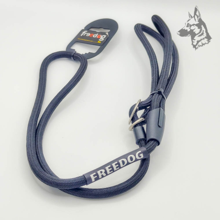 Correa/collar o "correa lazo" Freedog con diseño de cuerda redonda, ligeras, resistentes y equipadas con cierre ajustable, ideal
