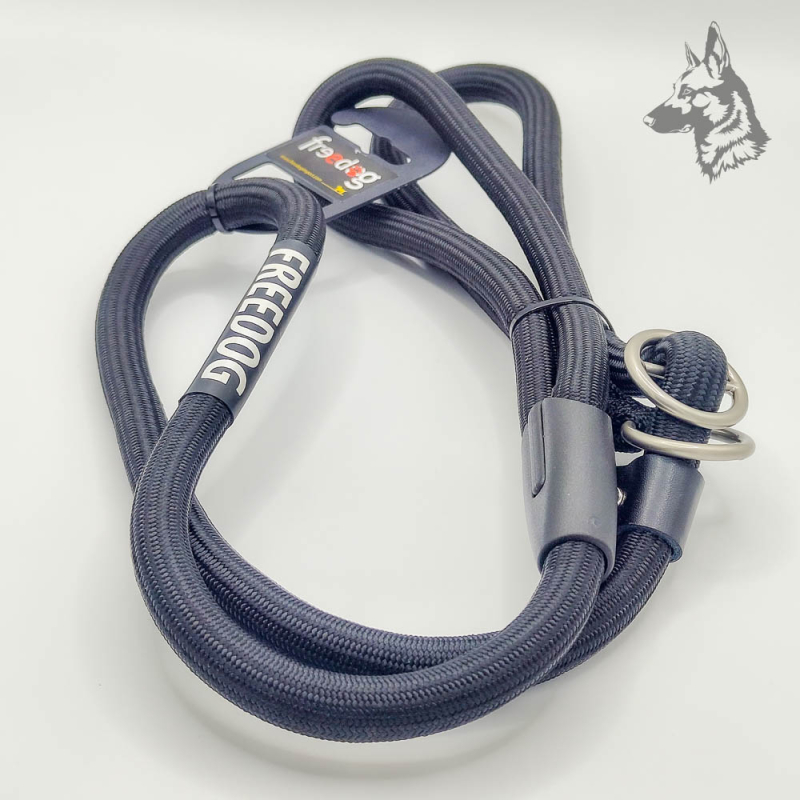 Freedog Collar/Correa Nylon Round Negro