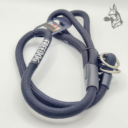 Freedog Collar/Correa Nylon Round Negro