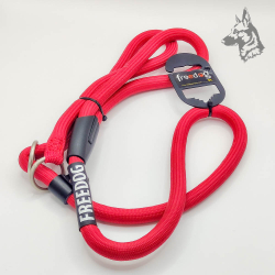 Correa lazo Freedog con diseño de cuerda redonda, ligera, resistente y equipada con cierre ajustable, ideal para paseos cómodos 