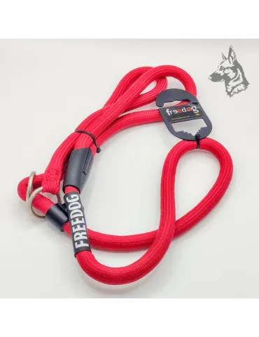 Correa lazo Freedog con diseño de cuerda redonda, ligera, resistente y equipada con cierre ajustable, ideal para paseos cómodos 
