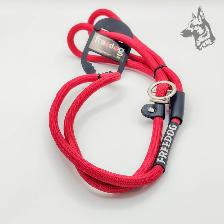 Correa/collar o "correa lazo" Freedog con diseño de cuerda redonda, ligeras, resistentes y equipadas con cierre ajustable, ideal