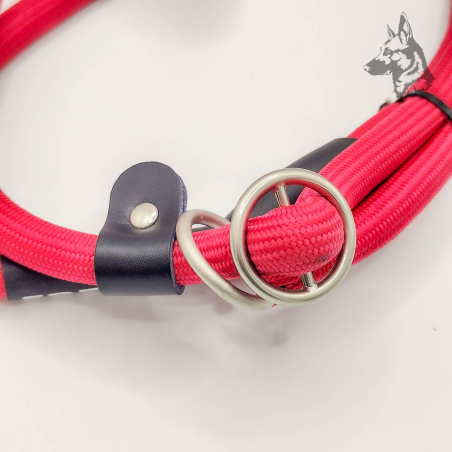 Freedog Collar/Correa Nylon Round Rojo