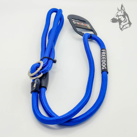 Correa lazo Freedog con diseño de cuerda redonda, ligera, resistente y equipada con cierre ajustable, ideal para paseos cómodos 