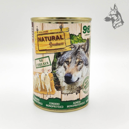Natural Greatness Lata Monoproteica de Cordero