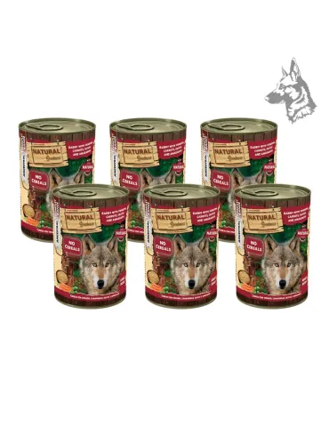 Natural Greatness Lata de Conejo y Venado - comida húmeda, 400 g 2