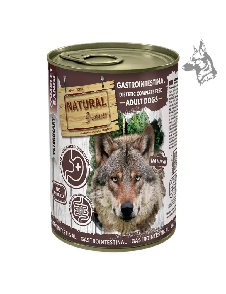 Natural Greatness Gastrointestinal para perros, lata de 400 g