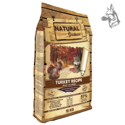 Saco de pienso Natural Greatness Salmon Recipe Medium & Large de 2 kg, diseñado para perros adultos de razas medianas y grandes. 2