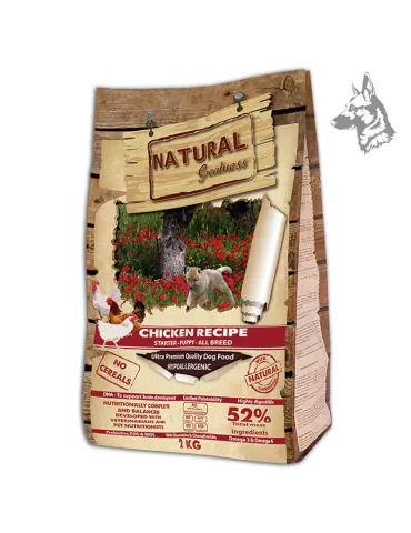 Natural Greatness Pollo Puppy Starter, pienso seco para perros