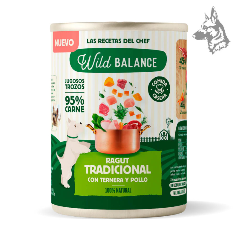 Wild Balance Lata Ragut Tradicional Ternera y Pollo