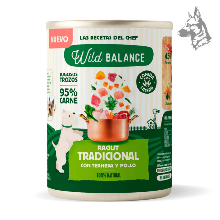 Wild Balance Lata Ragut Tradicional Ternera y Pollo